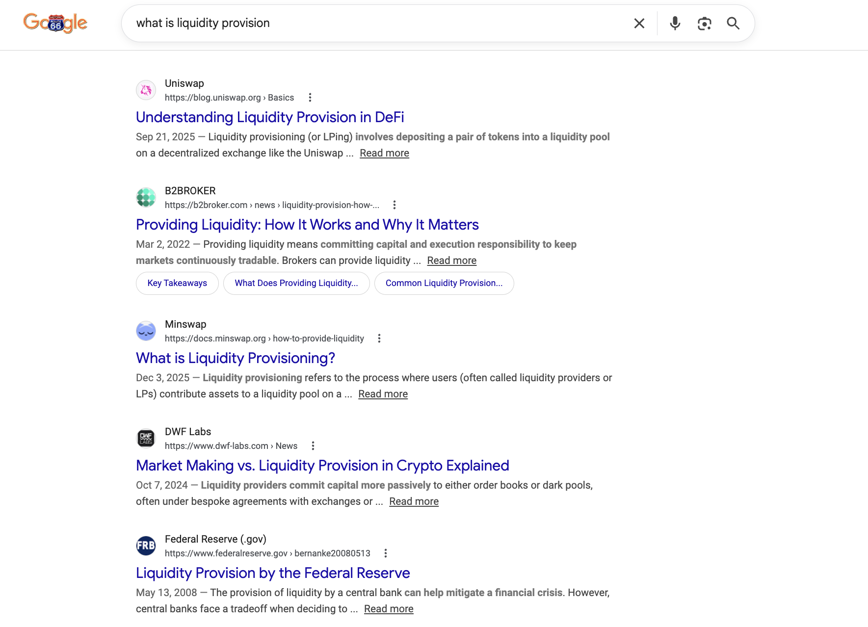 Ranking in traditional SEO results